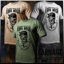 Krav Maga marškinėliai Izraelio specialiosios pajėgos Savigynos kovos sistema Mirtinas marškinėlis 3XL