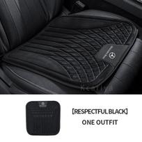 Automobilio pagalvėlė Flanelinis pliušinis sėdynės užvalkalas Mercedes Benz CLA GLC GLK GLA GLB A B C E S klasėms W203 W206 W220 W205 W211 W212 W201 W210 juoda