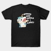 Men Black Print T-shirt Unicorse Bluey No-Cut Transfer Paper Print Cotton Tshirt S juoda