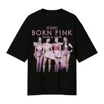 BLACKPINK Born Pink 2023 turo marškinėliai Dovana gerbėjui Visų dydžių S-3XL Unisex marškinėliai XXL