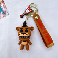 Animacinis žaidimas Veiksmo figūrėlė FNAF Freddy's Fazbear Lėlė Modelis Žaislas Penki naktys su Freddy Raktų pakabukas Vaikui Gimtadienio Dovana