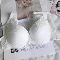 Liemenėlė moterims Push Up Liemenėlės Didelio dydžio drabužiai CDE Cup 34-46 Sexy Lace apatinis trikotažas Bralette apatinis trikotažas Moteriškos liemenėlės Para Mujer 46/105E balta