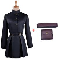 Anime Jujutsu Kaisen Kugisaki Nobara Uniform Cosplay Kostiumas Visas komplektas S juoda