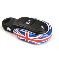 Metalinis automobilio rakto korpuso dangtelis, skirtas Mini Cooper F54 F55 F56 F57 F60 JCW Clubman Countryman Red Union Jack