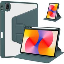 Išmanusis dėklas, skirtas Huawei Matepad SE 11 colių 2024 AGS6-W00 laipsniu besisukantis su pieštuko laikiklio dangteliu Funda, skirtas matepad SE 11 colių planšetiniams kompiuteriams MatePad SE 11 2024 tamsiai žalia spalva
