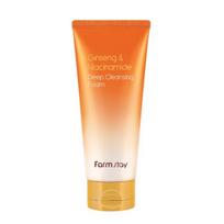 FarmStay Ginseng & Niacinamide Cleansing Oil (300ml / 10.14 fl.oz.),  Deep Cleansing Foam (180ml / 6.08 fl.oz.) (7 Options) #Foam 180ml  x 1pcs