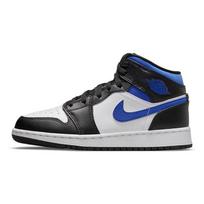 Air Jordan 1 Mid GS Racer Blue Vaikams Sportbačiai Balti Juodi 554725-140 35.5