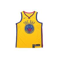 Nike Golden State Warriors City Edition Retro Krepšinio Marškinėliai Nr. 30 Curry komandos marškinėlių Geltoni 912101-728 S