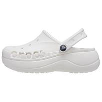 Crocs Baya Platforminiai Medžiagų Medžiagos EVA Neslystantys Dėvėjimui Atsparūs Debesų Batai Moteriški Medžiagų Medžiagos Balti 208186-100 34-35