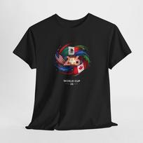Pasaulio taurė 2026 T-shirt, Futbolo gerbėjo marškinėliai, Futbolo mylėtojo viršutinė dalis, Sporto entuziastas S
