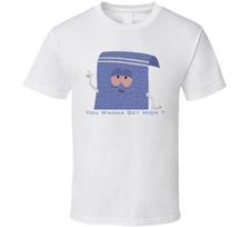 Southpark Towelie juokingi marškinėliai L