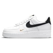 Nike Air Force 1 Low '07 Essential Balti Juodi Auksiniai Mini Swoosh W - CZ0270-102 EU 38.5 balta