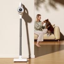 Versatile Handheld Vacuum: Powerful Suction, Pet Hair Removal, Wet & Dry Cleaning, Mopping Upgraded Version - Includes 10 Dust Filters plunksnų baltumo spalva