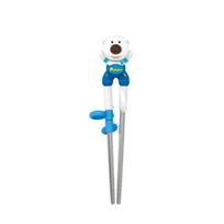 Edison Pororo 1 žingsnio nerūdijančio plieno mokymosi valgymo lazdelės - Dešiniarankiams Pororo