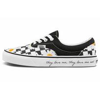 Vans Era Love Me Not Unisex Kedai Juodi Ramunėlių True-White VN0A5KX5B0B 36.5