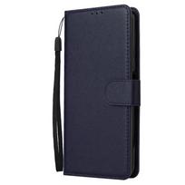 sFor Samsung Galaxy A16 5G Leather Case on for Coque Samsung A 16 5G SM-A166B A16 SM-A165F Cover Flip Wallet Phone Case Fundas for Samsung A16 mėlyna