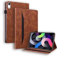 Dėklas iPad A16 Dėklas Prabangus PU Odinis Piniginė Planšetės Funda iPad 11-osios 10-osios Kartos Dėklas iPad 2025 11 colių Dangtelis iPad 11th Gen (A16) ruda