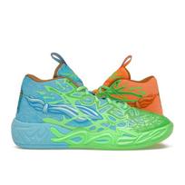 Paauglių mutantai nindzės vėžliai x Puma MB.04 Leonardo & Michelangelo Unisex sportbačiai Žali Fluorescenciniai-Žali-Pes Ryškiai-Akvamarino 311307-01 44.5