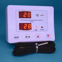 Belon HS-617A Saulės diferencialinio temperatūros valdiklis automatinei karšto vandens siurblio cirkuliacijai 2.5m Waterproof Probe Controller