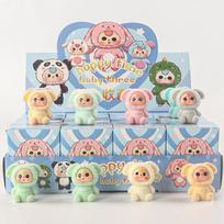 MINISO Flocking Blind Box Stitch Mados Žaislai Blind Box Mini Anime Figūros Papuošalai Lėlės Gerbėjai Vaikai Kalėdų Gimtadienio Dovana