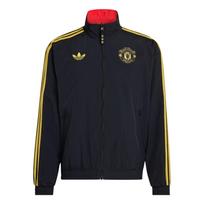 Adidas Originals Manchester United Kultūrinė Istorija Dvipusė Striukė su Stovu Vyriška Striukė JM5561 XL