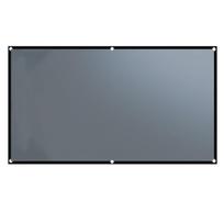 1080p paprastas nešiojamas metalinis neapšviestas projektoriaus ekranas 16:9 HD sulankstoma namų filmų projekcija 60 inches (133x75CM)