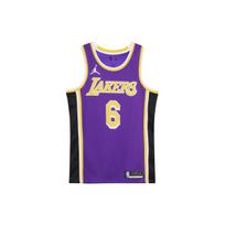 Nike LA Lakers Lebron James marškinėliai Violetiniai Vyriški Gatvės stiliaus CV9481-513 XXXL purple