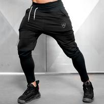 Vyriški bėgimo kelnės Gym Fitness Sportiniai sportiniai treniruokliai Bėgimas Sportas Treniruotės Lieknos kelnės sportinės kelnės M juoda