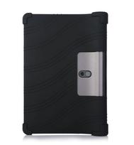 Skirtas Lenovo Yoga Smart Tab YT-X705F 2019 stovo dangtelis, skirtas Lenovo Yoga Tab 5 10,1 colio dėklui Baby Safe minkštas silikoninis dėklas juoda