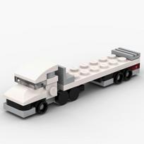 Statybinis blokelis Greitosios pagalbos transporto priemonė Transporteris Mokyklinis autobusas Plokščia priekaba Surinktas modelis Suderinamas