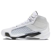 Air Jordan 38 PF FIBA Vyriški Sportbačiai Balti Grynai Platininiai Metališkai Auksiniai FN7482-100 48.5