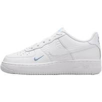 Nike Air Force 1 GS Balti Šviesiai Šarvuoti Mėlyni Vaikų Kedai IH4475-100 38.5 white