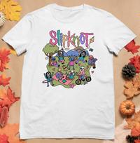 Vintažiniai Slipknot Grupės Vyriški Marškinėliai Balti Trumpomis Rankovėmis Visų Dydžių S iki 234XL JJ885 2XL