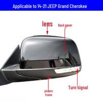 Suderinamas galinio vaizdo veidrodėlio dangtelio apvadas JEEP Grand Cherokee (2014–2021 m) Left Side