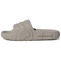Adidas Adilette 22 Slides šviesiai rudi unisex sportbačiai Core-Black HQ4670 38 gray