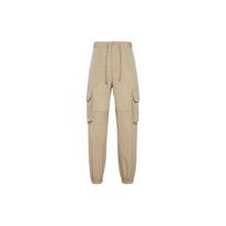 Jordan Flight MVP Logo Embossed Pocket Loose Straight Sweatpants Men Bottoms Khaki DV7581-277 XXL