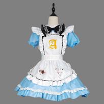Naujas japoniškas anime kos Alisa Stebuklų šalyje Pokerio tarnaitės kostiumas Cosplay kostiumas S