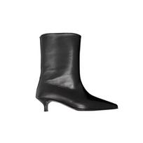 Seksualūs moteriški smailianosiai aulinukai iki kulkšnies Rudens Žiemos Prekės ženklo Mados Dizainerio Vakarėlio Suknelės Batai Gotika Chelsea Botas Zapatillas De Mujer 35