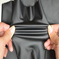 Imituojantis PU odos tamprus megztas audinys laminuotiems pieno šilko tamprėms Composite Velvet PU Leather
