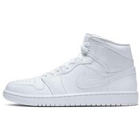 Air Jordan 1 Mid Triple White 2020 Vyriški sportbačiai 554724-130 40.5