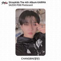 Stray Kids 4-asis albumas Karma SKZOO vers.. POB Fotokortelė KPOP K-POP SKZ Changbin