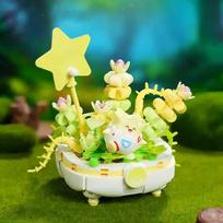 Pokemon statybinės kaladėlės Pikachu Togepi Sylveon Sprigatito Gėlė Augalas vazone Kaladėlės Darbalaukio dekoracija Vaikams DIY žaislai Dovanos