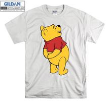 Winnie the Pooh marškinėliai Šypsantis lokys Marškinėliai Vyrams Moterims Unisex Marškinėliai 5602 M