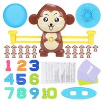 Naujas Montessori Matematikos Žaislas Beždžionėlė Skaitmeninis Matematikos Svarstyklių Žaislas Edukacinės Balansavimo Svarstyklės Skaičių Stalo Žaidimas Vaikų Mokomieji Žaislai