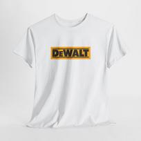 DeWalt marškinėliai – Unisex darbo drabužiai medvilniniai marškinėliai vyrams, moterims ar įrankių gerbėjams XL