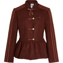 Adidas Originals Naujųjų Metų FW25 Naujas Kinų Stilius Liemenį Pabrėžiantis Sportinis Dryžuotas Prigludęs Švarkas Moteriški švarkai KR5069 M