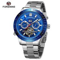 „Forsining“ vyriškas mados laisvalaikio daugiafunkcis automatinis mechaninis laikrodis „Tourbillon“ S1170-6-A