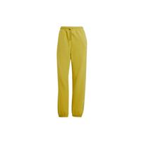 Adidas X Stella McCartney Co-Branded Logo Print Drawstring Mid-Rise Knit Joggers Women Bottoms Yellow IU0863 L