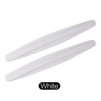 2/4 vnt. Automobilio buferio apsauginė juostelė, apsauganti nuo susidūrimo. 2pcs balta