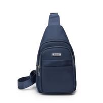 Krūtinės krepšys Moteriškas pečių krepšys Crossbody Bag sportinis kelių sluoksnių krepšys tamsiai mėlyna spalva